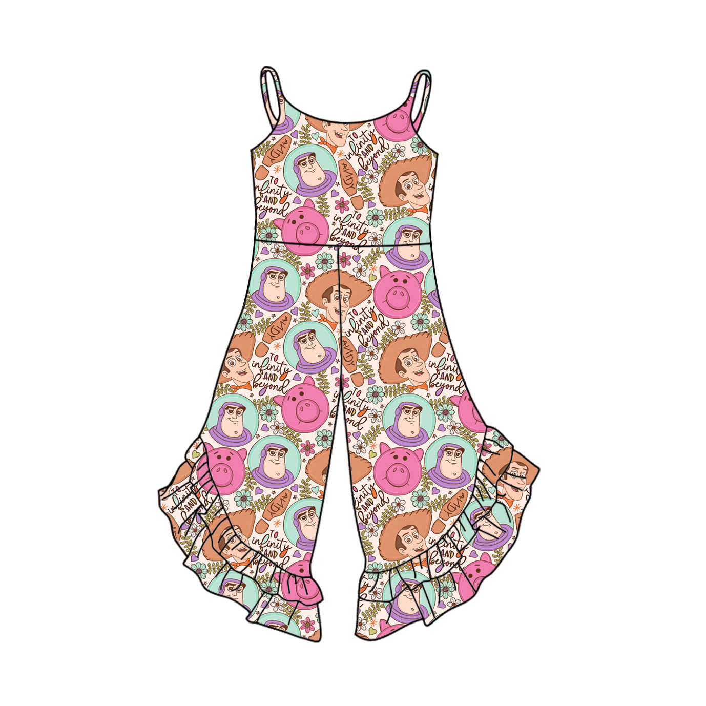 2.22 custom each style moq 5eta 4-6week Sibling Sister baby girls suspender jumpsuit and jumpsuit 6 match design