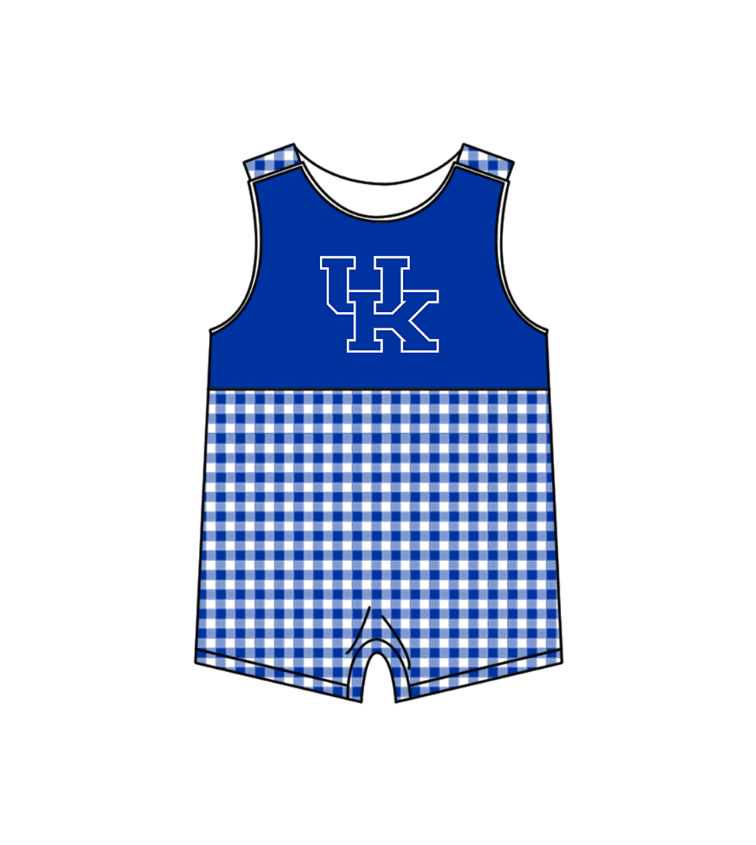 Custom moq 5 mix size milk silk summer teams Blue Polka Dot Baby Romper Set Short-Sleeved Thong Dress for Girls And Short-Sleeved Shorts for Boys Cute Baby Outfit Combination