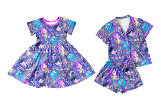 25.10.16 custom each style moq 5 eta 6-8week Sibling Sister baby short sleeve shorts sets and dress match design