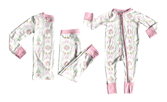 25.6.2 custom each style moq 5eta 4-6week Sibling Sisters Christmas bow baby girl long sleeve pants sets and rompers match family design