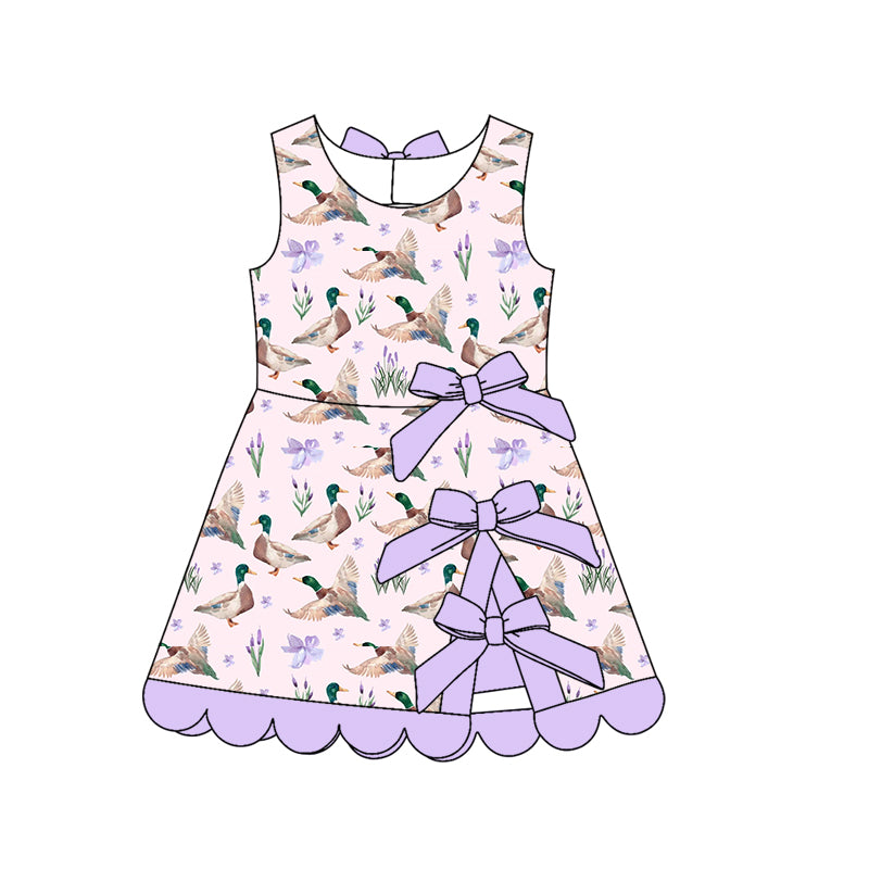 26.1.20 custom each style moq 5 eta 6-8week Sibling Sister duck baby short sleeve dresses 6 match design