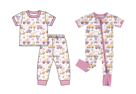 25.12.25 custom each style moq 5 eta 6-8week Sibling Sisters bow baby girl clothes short sleeve pants sets and romper match family design