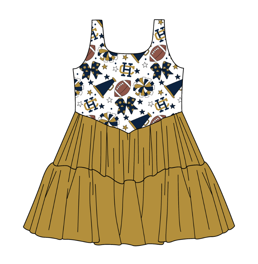 Custom moq 5 mix size milk silk summer teams Baby Girls Bows Stars Sleeveless Knee-Length Dress Cute Clothing