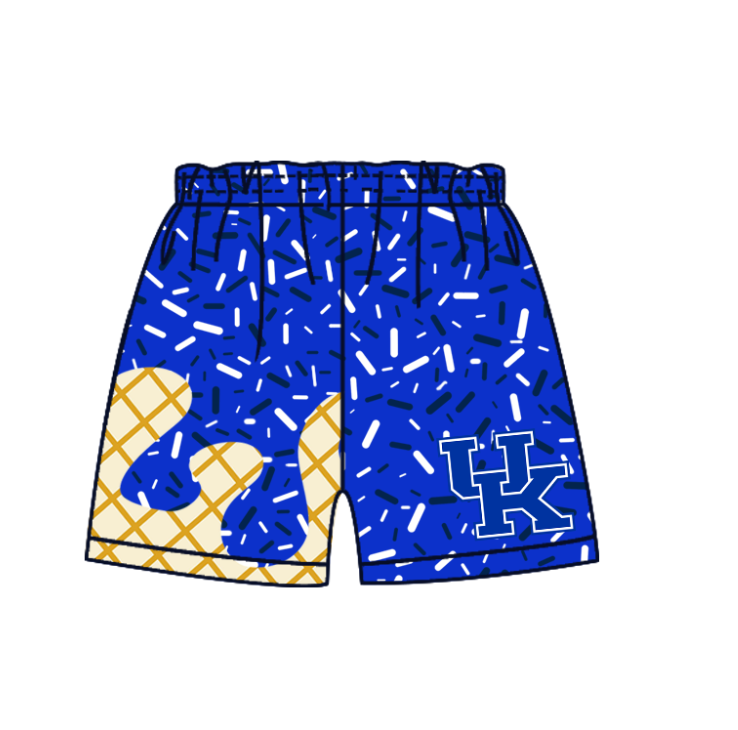 Custom summer teams baby girls clothes team blue hooded long sleeve tops and dress and skirts and shorts 1 and shorts 2-25.5.8