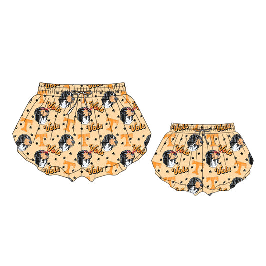 26.1.17 custom each style moq 5eta 4-6week Sibling Sister team adult clothes and kids shorts and adult shorts match design