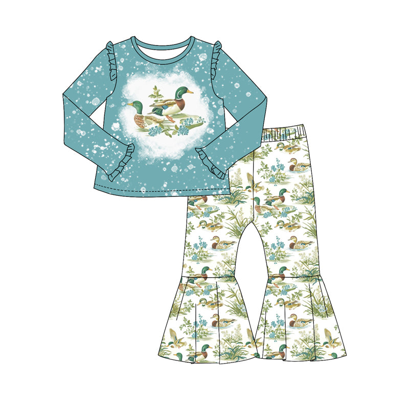 9.11 custom each style moq 5eta 4-6week Sibling Sister duck baby girl sets and dress and rompers match family design