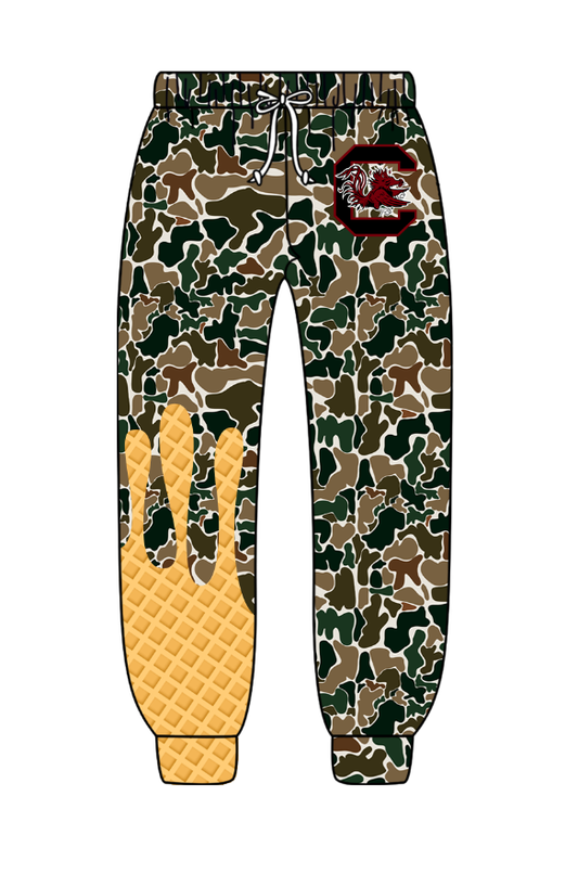 Custom moq 5 each style eta 6-7weeks adult clothes team camouflage long sleeve pant -25.8.25