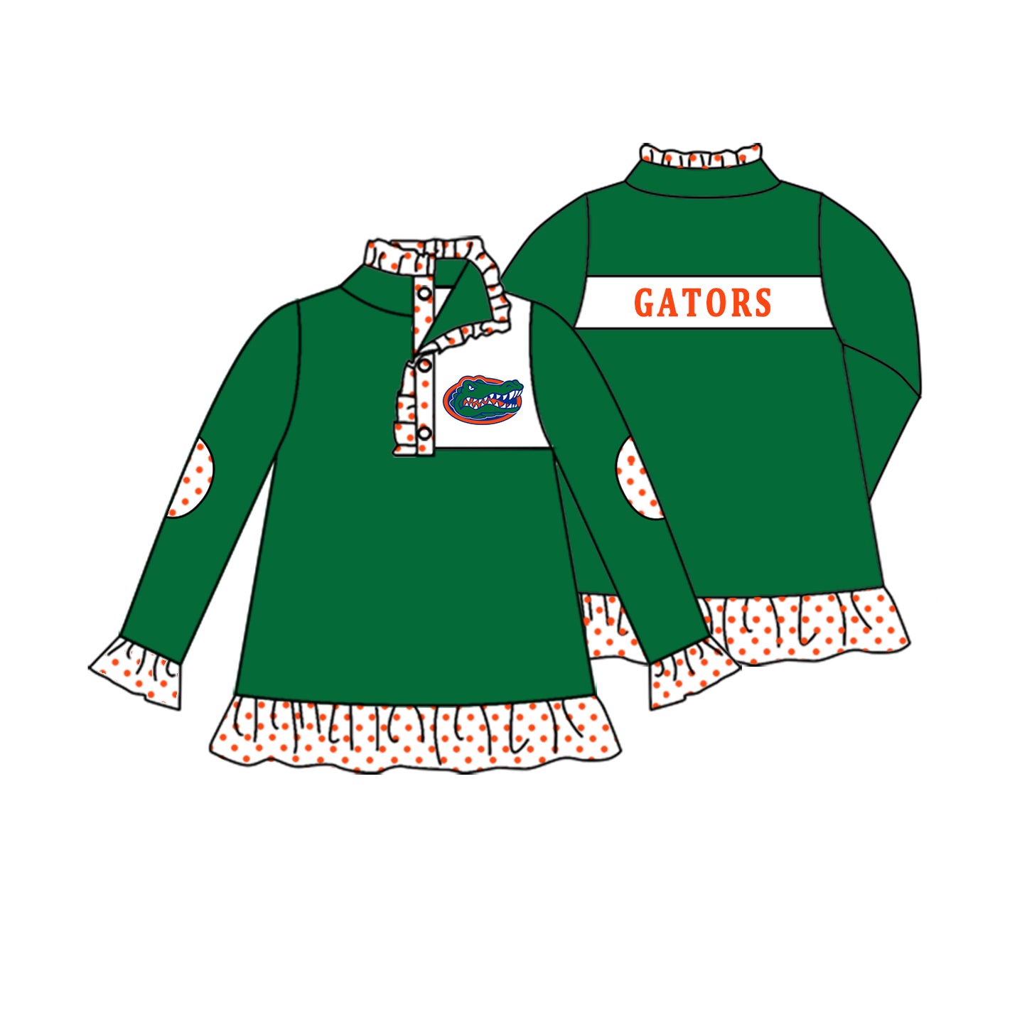 Custom moq 5 mix size milk silk summer teams baby girls clothes green hooded long sleeve pants sets and boy sets and dress and tops 2-25.8.19