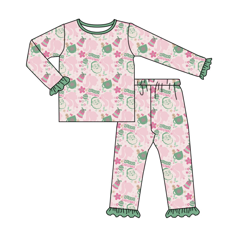 6.21 custom each style moq 5eta 4-6week Sibling Sister Christmas baby girls sets and dress and rompers match family design
