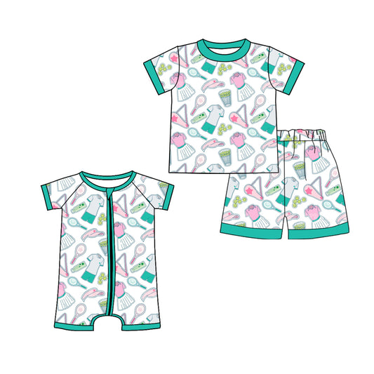 25.11.15 custom each style moq 5 eta 6-8 week Sibling Sister baby boy short sleeve shorts sets and boy rompers match family design