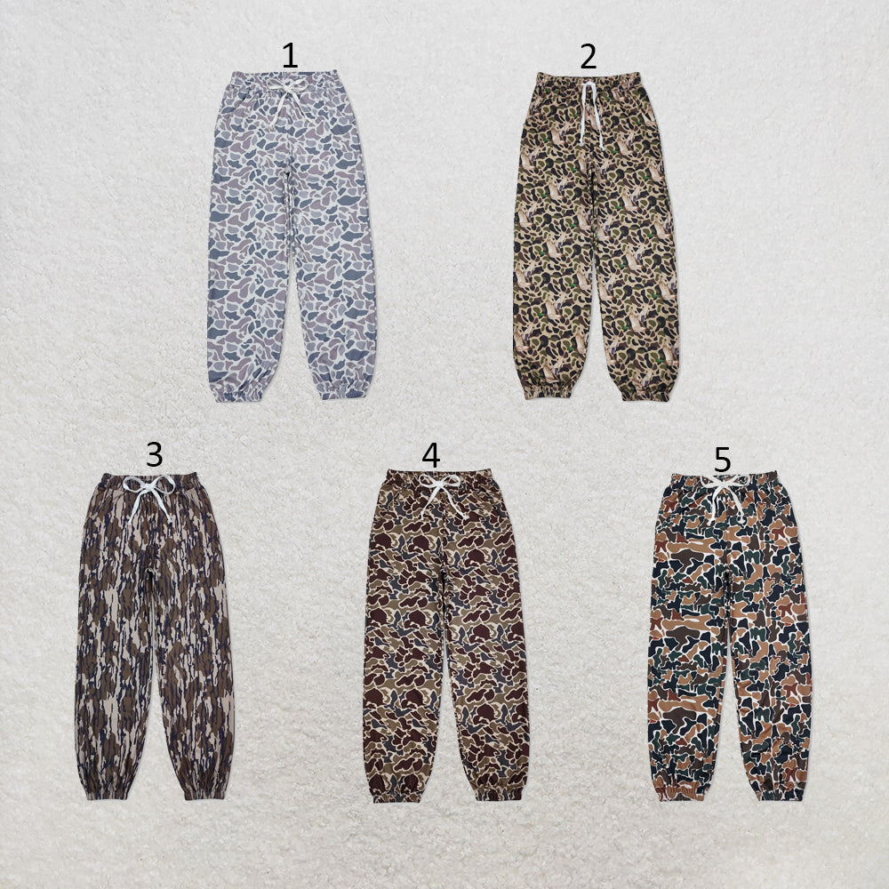 RTS NO MOQ Sibling yoga fabric Adult Women Camo Print Yoga Active Legging Pants Casual Athletic Bottom