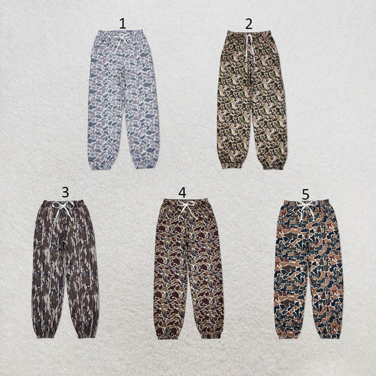RTS NO MOQ Sibling yoga fabric Adult Women Camo Print Yoga Active Legging Pants Casual Athletic Bottom
