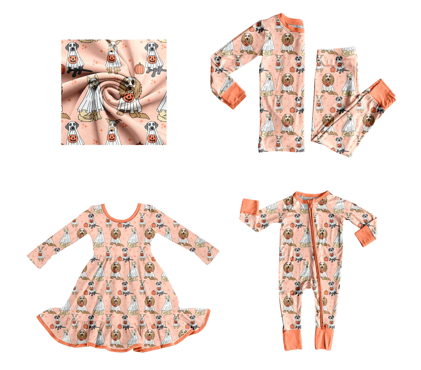 25.8.15 custom each style moq 5eta 4-6week Sibling Sisters halloween baby girl long sleeve pants sets and dress and rompers match family design
