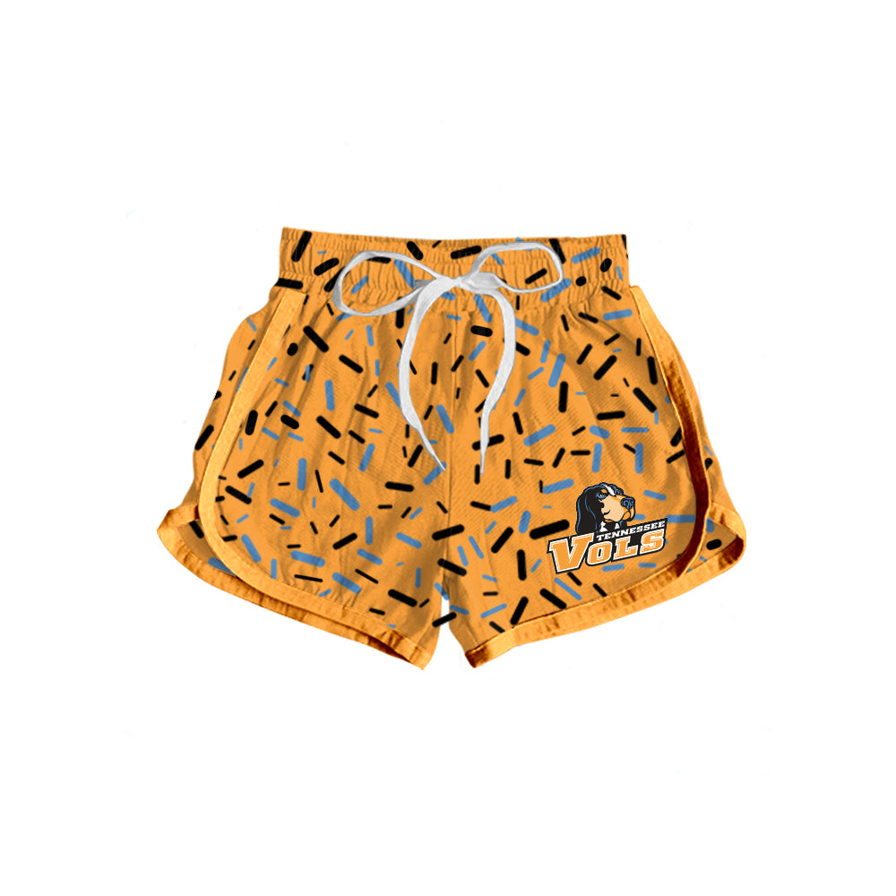 Custom moq 5 mix size milk silk baby girls clothes team orange hooded long sleeve tops and skirt and dress and shorts 1 and shorts 2-25.7.3