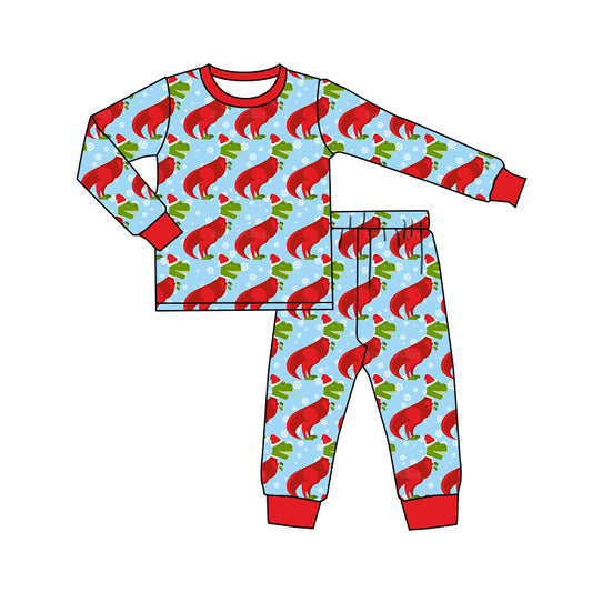 7.8 custom each style moq 5eta 4-6week Sibling Sister Christmas red baby boys sets and rompers match family design