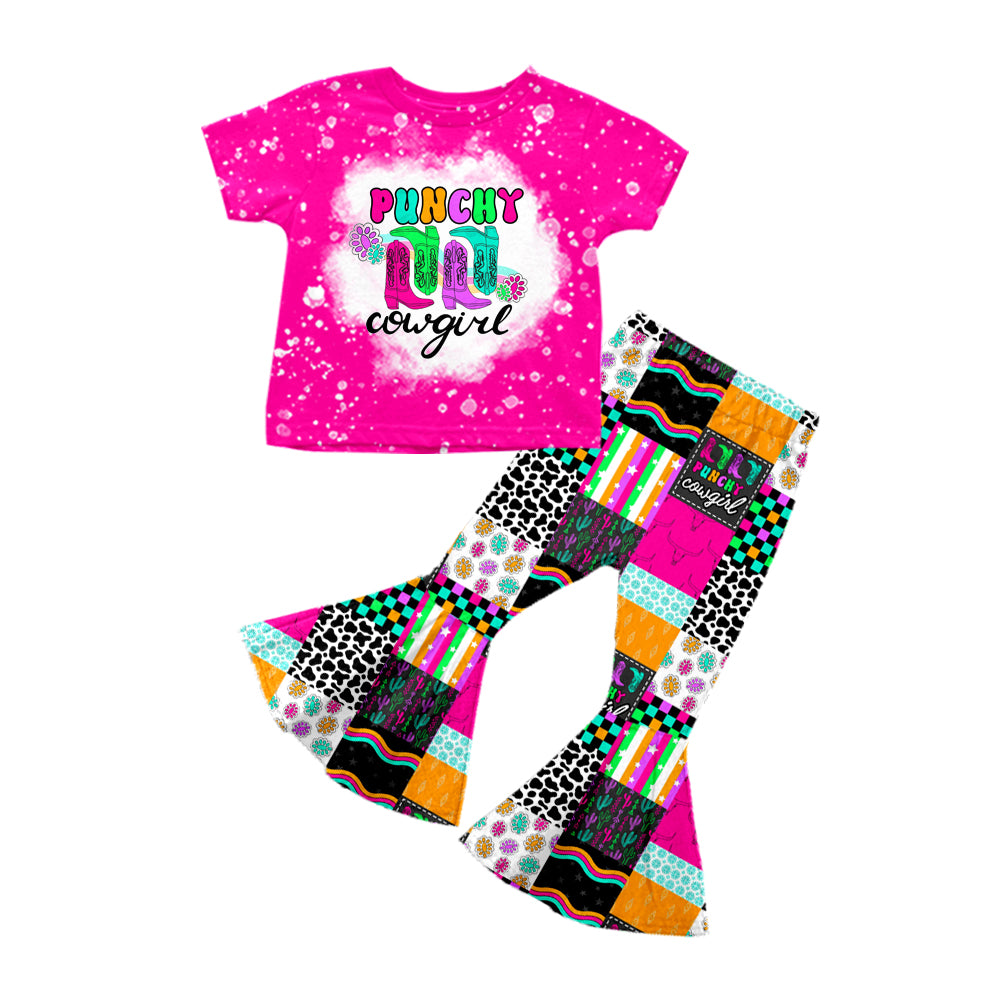 9.5 custom each style moq 5eta 4-6week baby girls clothes boots rose red short sleeve pants sets