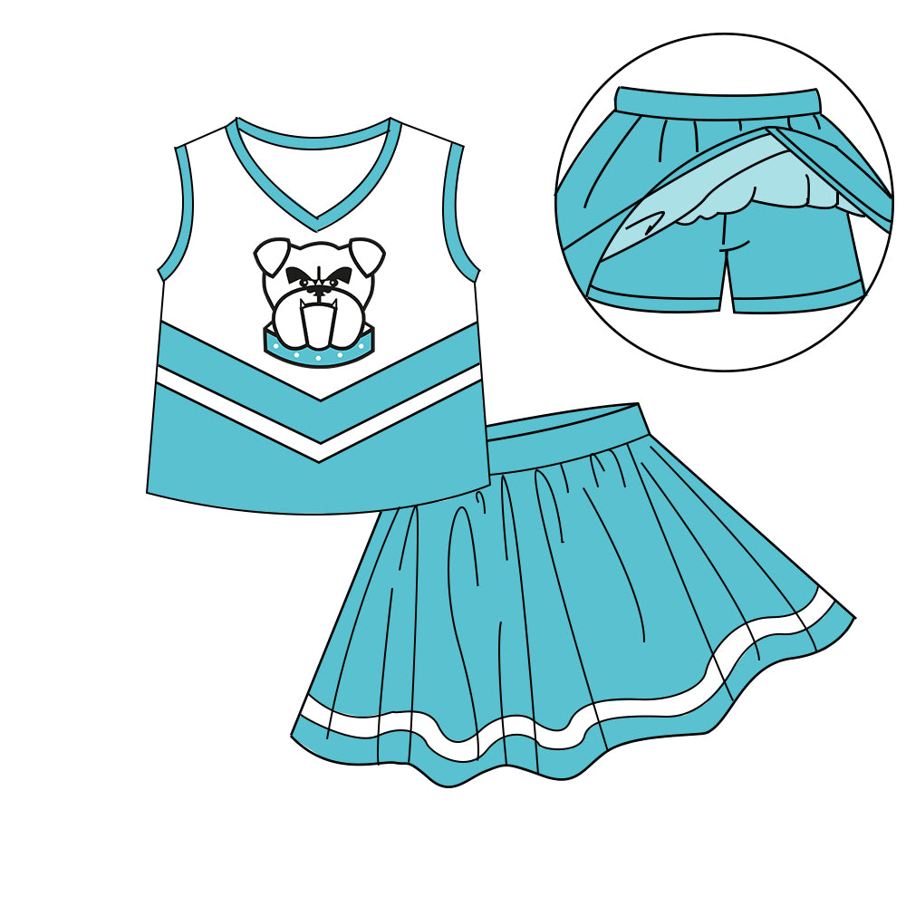 Custom moq 5 mix size milk silk summer teams baby girls clothes bow blue and green hooded long sleeve pants sets and skirts sets and dress and jumpsuit and top-25.7.31