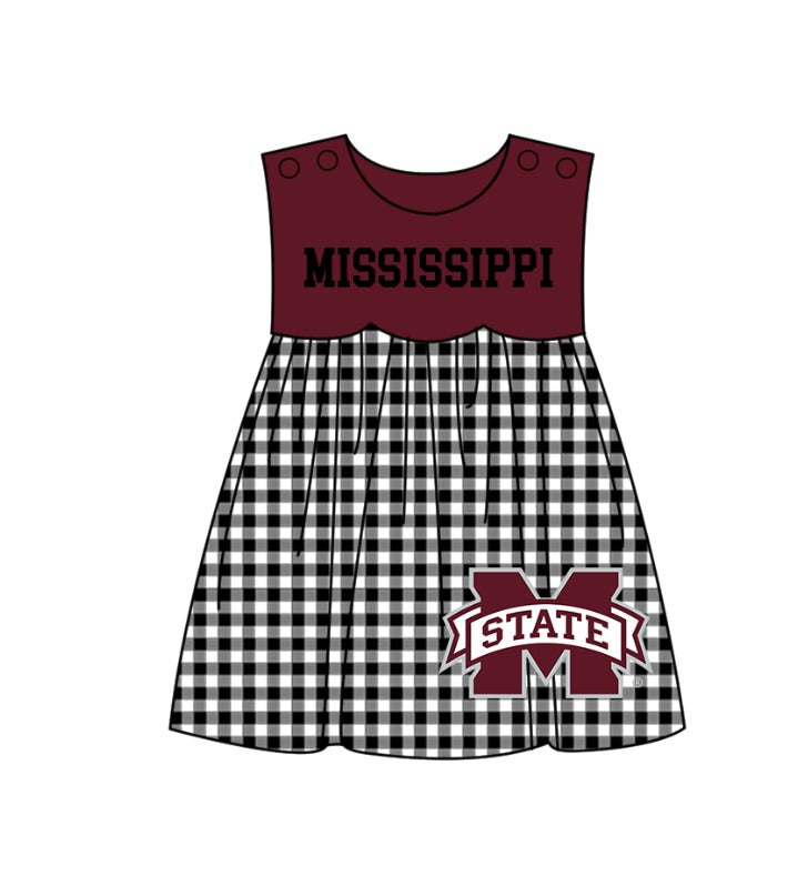Custom moq 5 mix size milk silk summer teams baby girl boys clothes Dark Red Black and white checkered short sleeve shorts sets 3 and dress and rompers 2 series