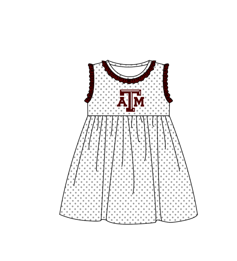 Custom moq 5 mix size milk silk summer teams Dark red Polka Dot Baby Romper Set Short-Sleeved Thong Dress for Girls And Short-Sleeved Shorts for Boys Cute Baby Outfit Combination