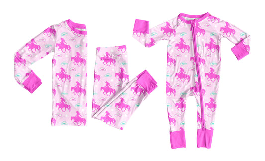 25.9.23 custom each style moq 8 eta 6-8week Sibling Sisters riding horse hat baby girl clothes long sleeve pants sets and romper match family design