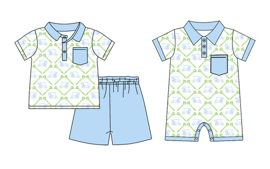3.6 custom each style moq 5eta 4-6week Sibling Sister bow baby girl short sleeve shorts sets and romper match design