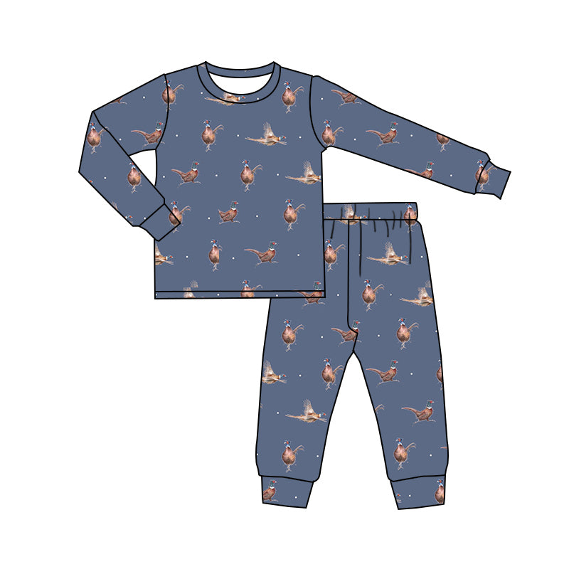 8.21 custom each style moq 5eta 4-6week Sibling Sister duck navy blue baby boys sets and rompers match family design