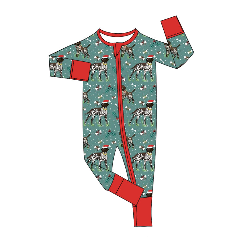 8.12 custom each style moq 5eta 4-6week Sibling Sister Christmas dog baby boy sets and rompers match family design