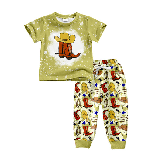 9.20 custom each style moq 5eta 4-6week baby boys clothes boots hats short sleeve pants sets