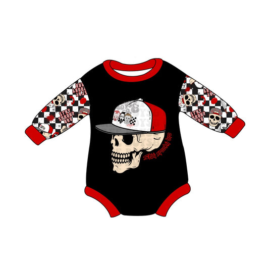 8.2 custom each style moq 5 eta 4-6week Sibling Sister baby girls clothes black long sleeve top and long sleeve romper match family design