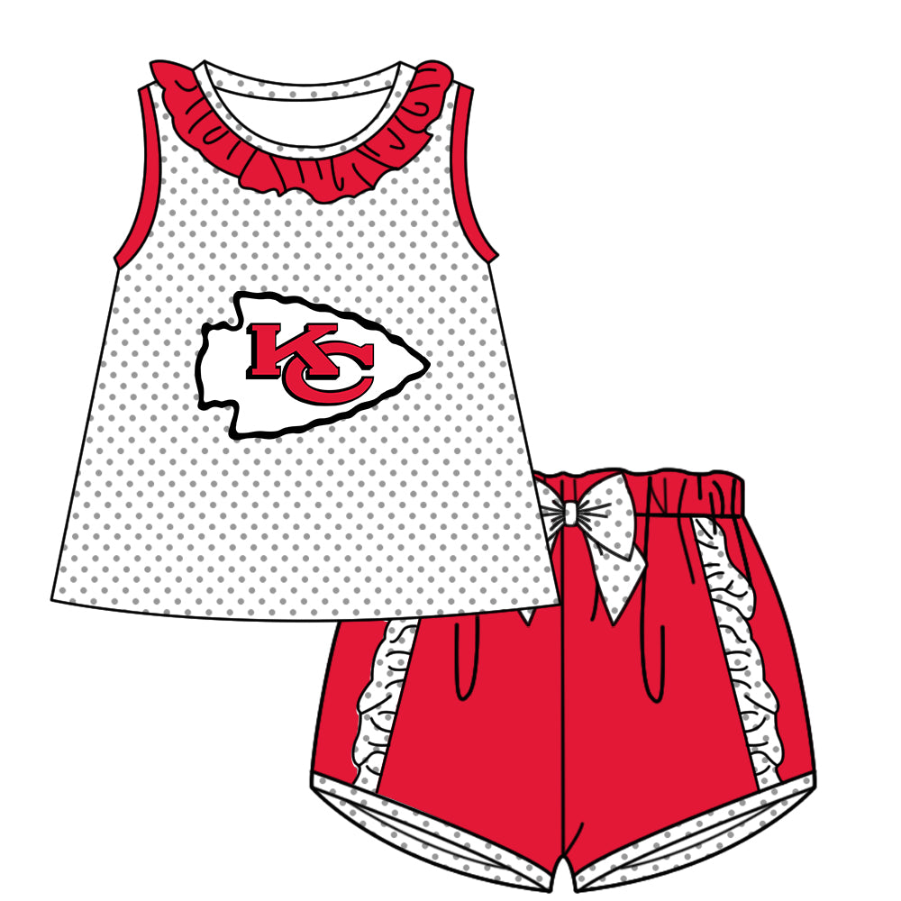 Custom moq 5 mix size milk silk summer teams baby girl boys clothes red short sleeve shorts sets 2 and pants sets and rompers 2 series