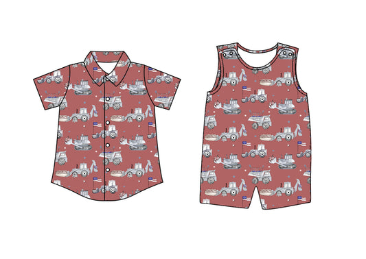 12.27 custom each style moq 5eta 4-6week Sibling Sister baby boy romper and top match design