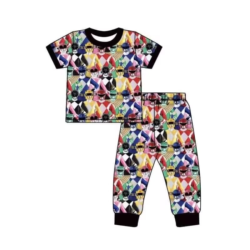 Deadline: May 30 custom no moq eta 5-6week Mask Warrior Boys Pajama Pants Set