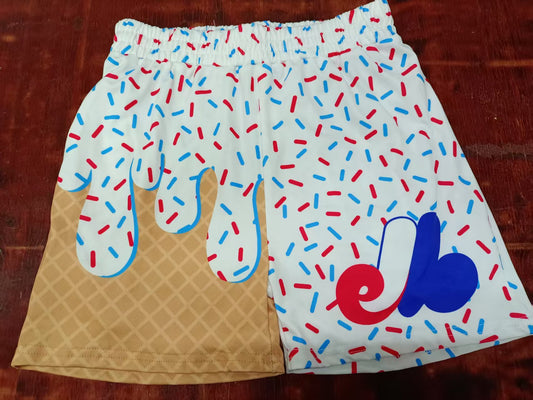 Custom moq 3 eta 6-7weeks kids clothes team Beach Summer Shorts-25.5.12
