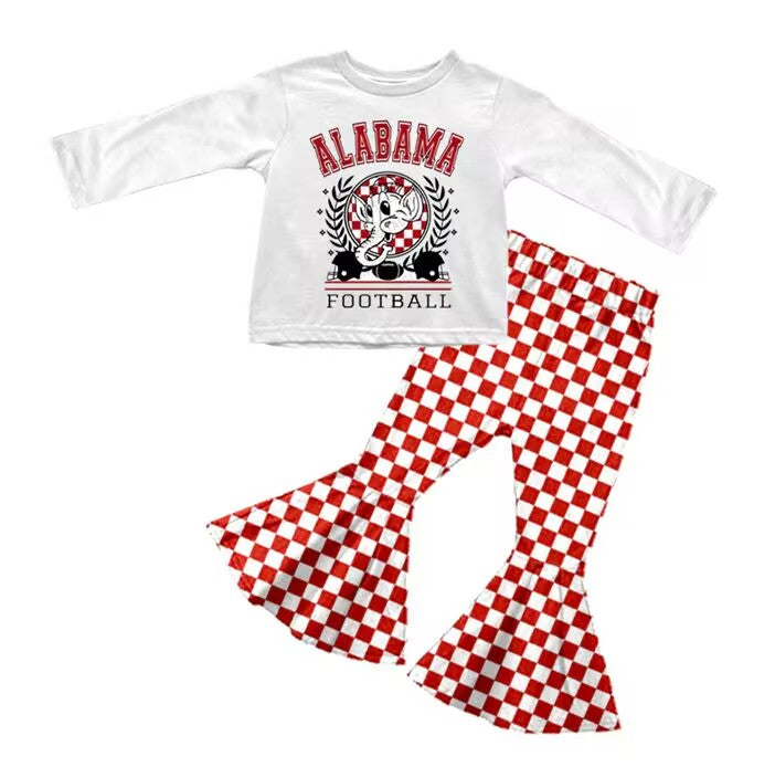 Custom moq 5 mix size milk silk summer teams baby boy girl clothes red plaid long sleeve pants sets 2-25.8.29