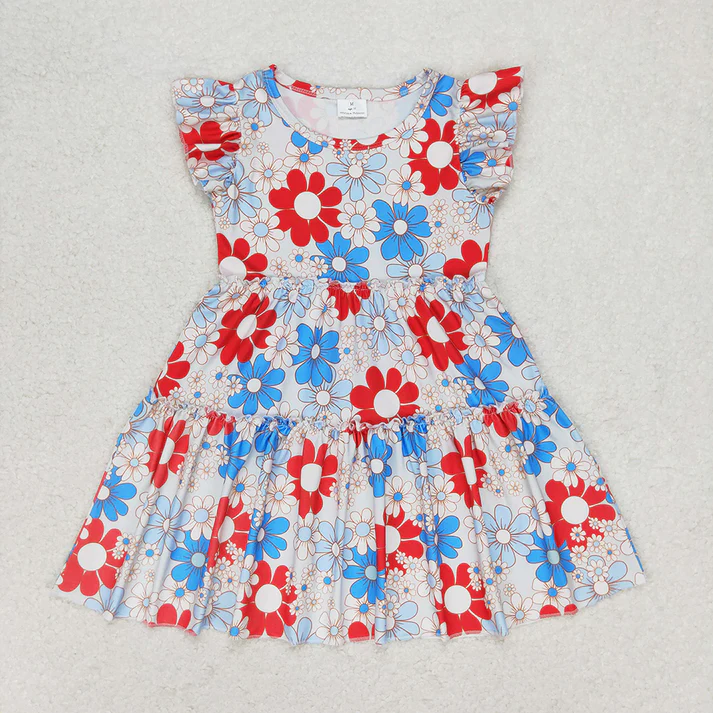 RTS baby girls clothes short Sleeve dress