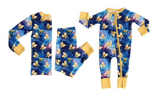 25.9.24 custom each style moq 8 eta 6-8week Sibling Sisters bow baby girl clothes long sleeve pants sets and romper match family design