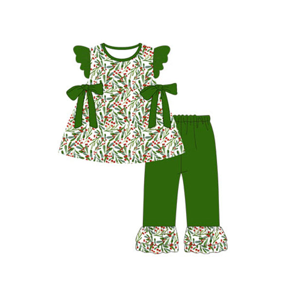 5.20custom each style moq 5eta 4-5week Sibling Sister Spring red fruit green girls set and baby romper match family design