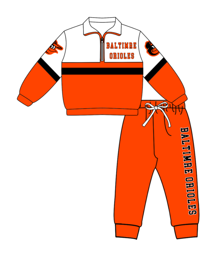 Custom moq 5 mix size yoga orange long-sleeved and trouser-length yoga outfit with zipper