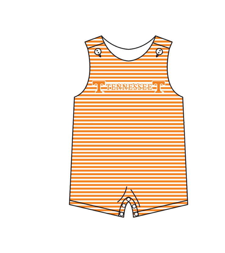 Custom moq 5 mix size milk silk summer teams Boys Short Sleeve Top Orange Striped Shorts Set With Matching Romper Girls Flutter Sleeve Polka Dot Dress Romper