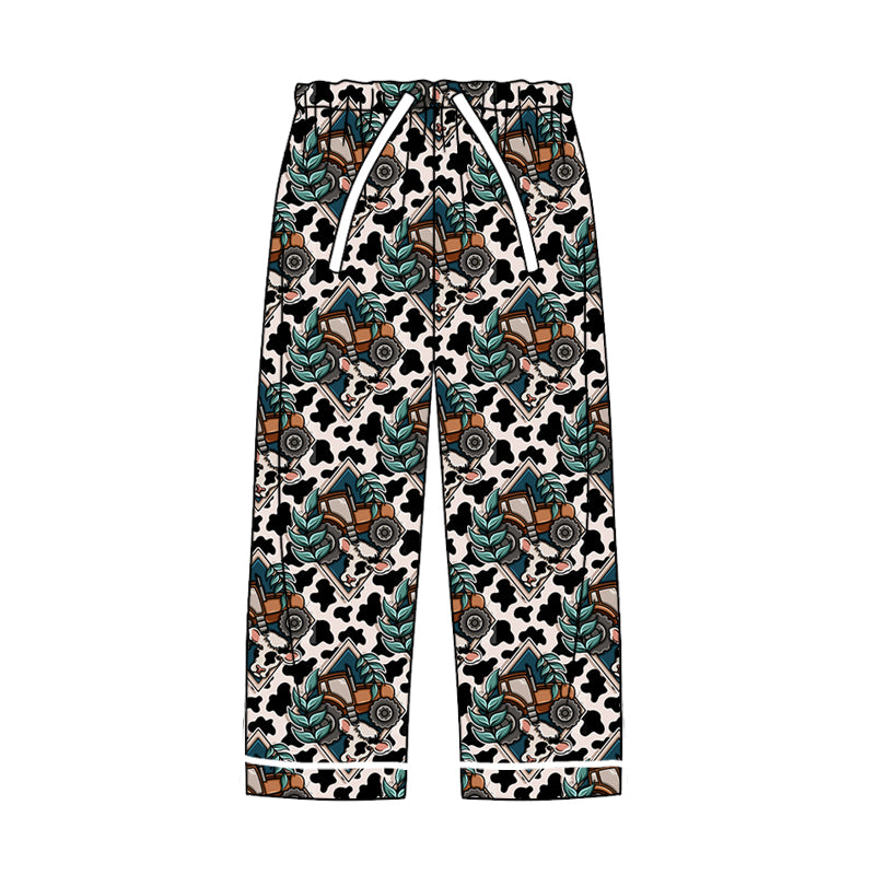 8.19 custom each style moq 5eta 4-6week adult clothes cow head long pants adult man pants