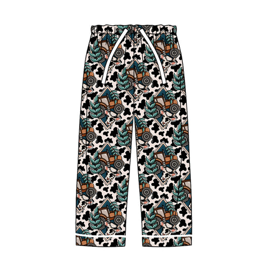 8.19 custom each style moq 5eta 4-6week adult clothes cow head long pants adult man pants