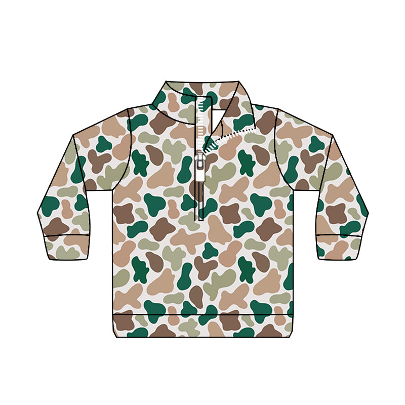 9.7 custom each style moq 5 eta 4-6week baby boys clothes camouflage long sleeve top