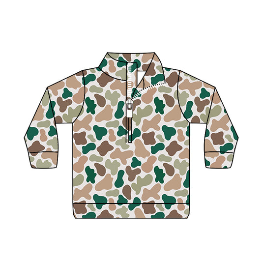 9.7 custom each style moq 5 eta 4-6week baby boys clothes camouflage long sleeve top