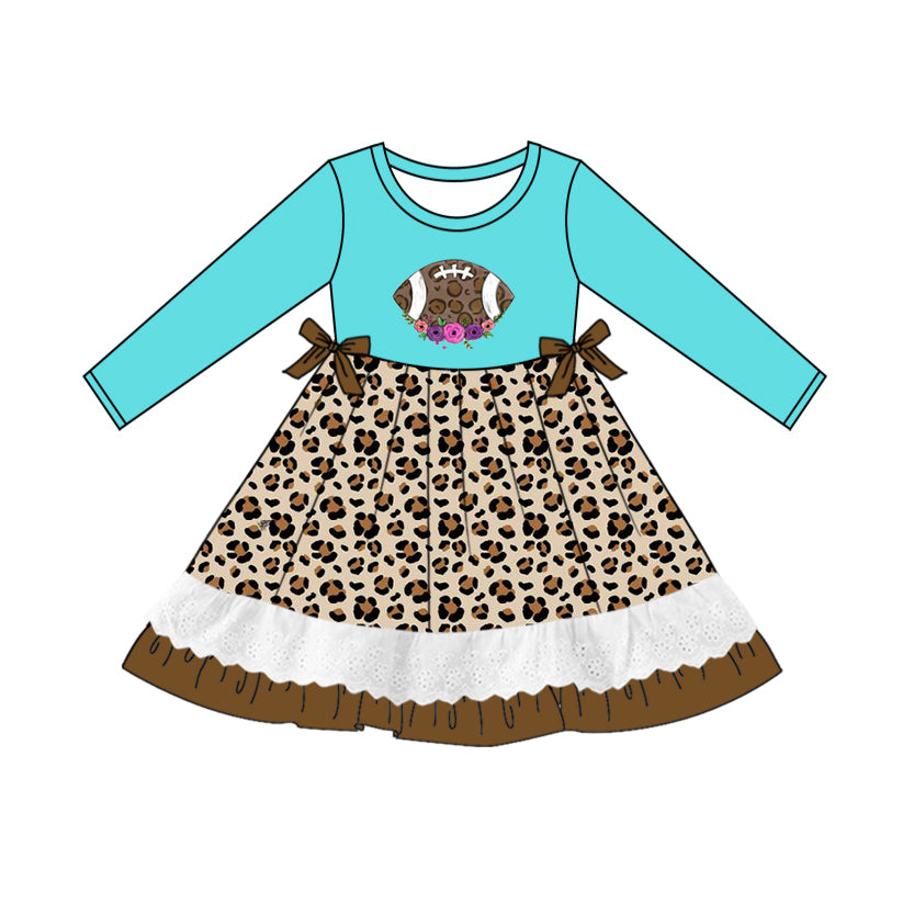 8.27 custom each style moq 5eta 4-6week Sibling Sister rugby blue and green baby girl sets and dress and rompers match family design