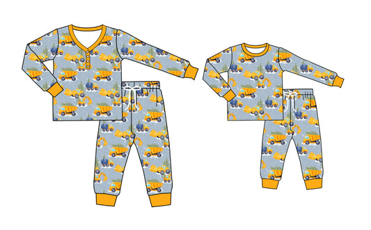 25.5.13 custom each style moq 5eta 4-6week Sibling Sister long sleeve pants sets and adult sets match design
