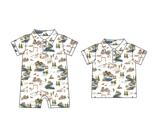 25.12.27 Custom each style moq 5 eta 6-8 week Sibling Sister baby boy short sleeve top and rompers match family design
