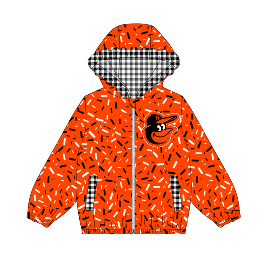 10.3-2-Custom moq 8 mix size milk silk summer team baby girls clothes orange hooded long sleeve top-25.10.9