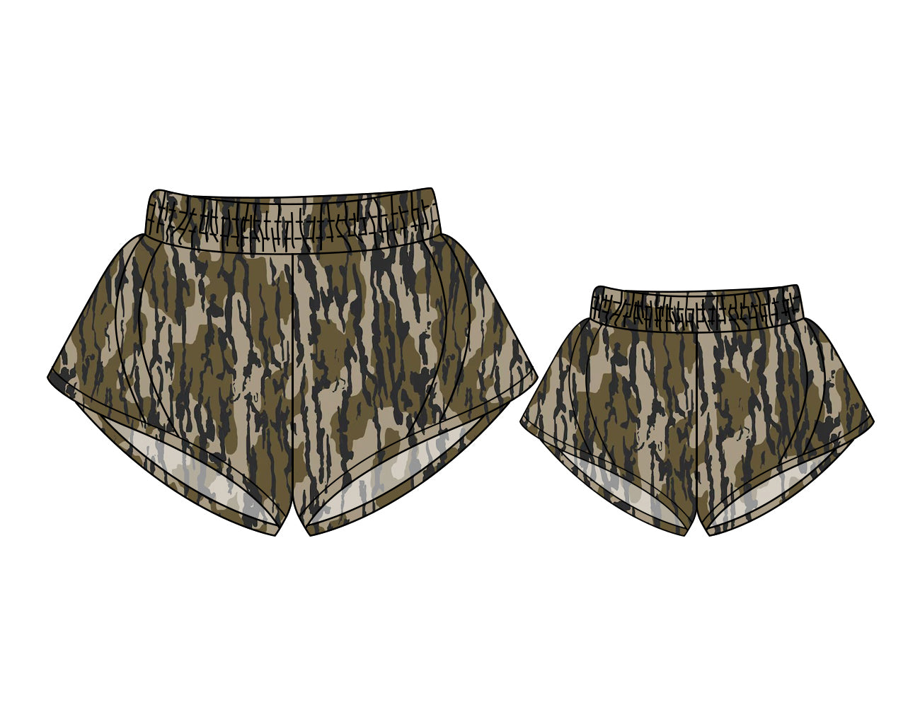 3.5 custom each style moq 5eta 4-6week Sibling Sister yoga kids shorts and adult shorts match design