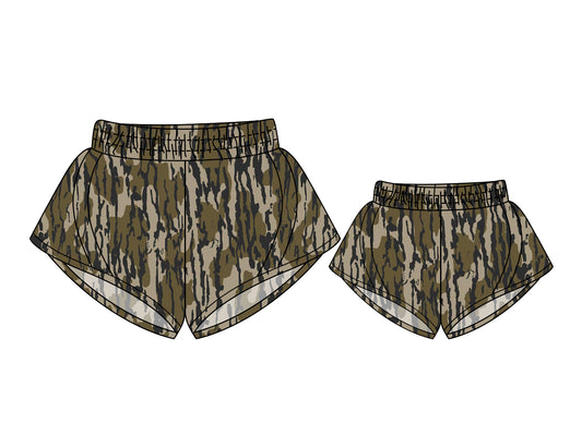 3.5 custom each style moq 5eta 4-6week Sibling Sister yoga kids shorts and adult shorts match design