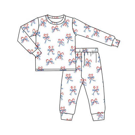 6.3 custom each style moq 5eta 4-6week Sibling Sister bow white boys outfits and baby romper match family design
